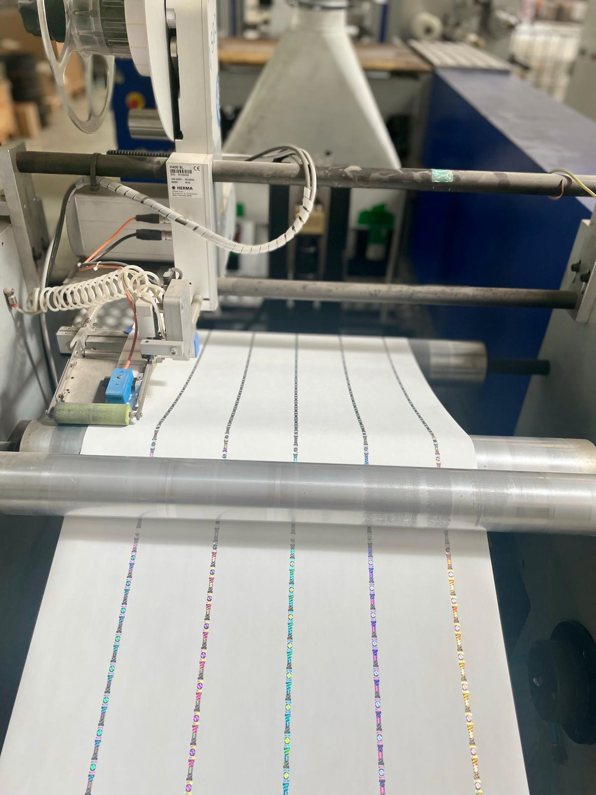 Security paper production